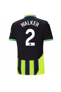 Fotbalové Dres Manchester City Kyle Walker #2 Venkovní Oblečení 2024-25 Krátký Rukáv